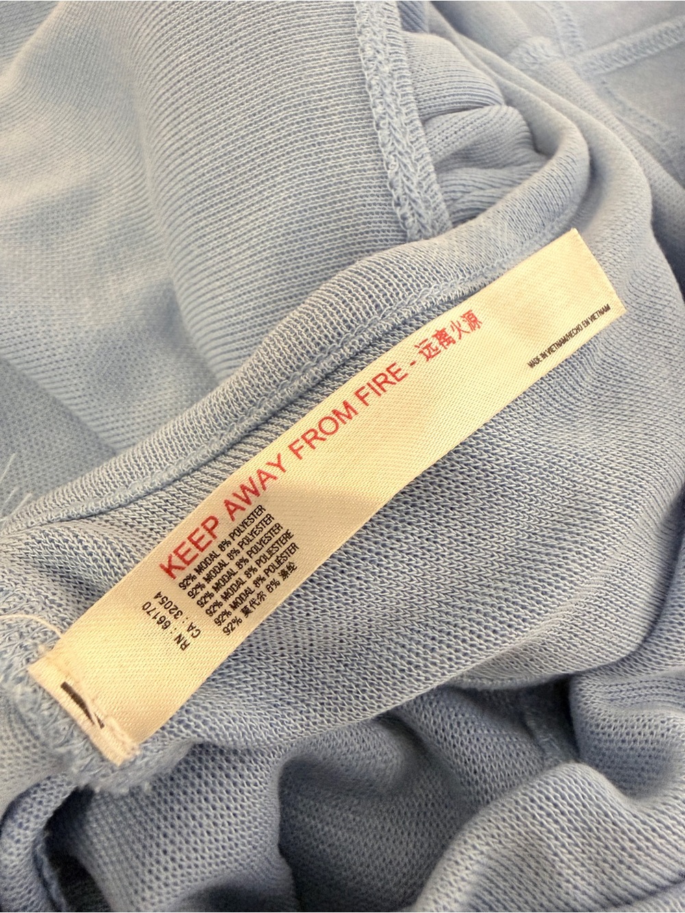 FP Movement Back Into It Hoodie Harbor Blue Size Large Open Back Free People - Picture 10 of 13